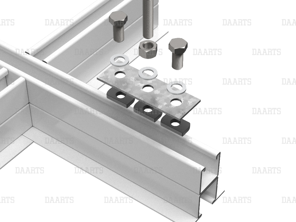 Стальная решётчатая система DAARTS крепление